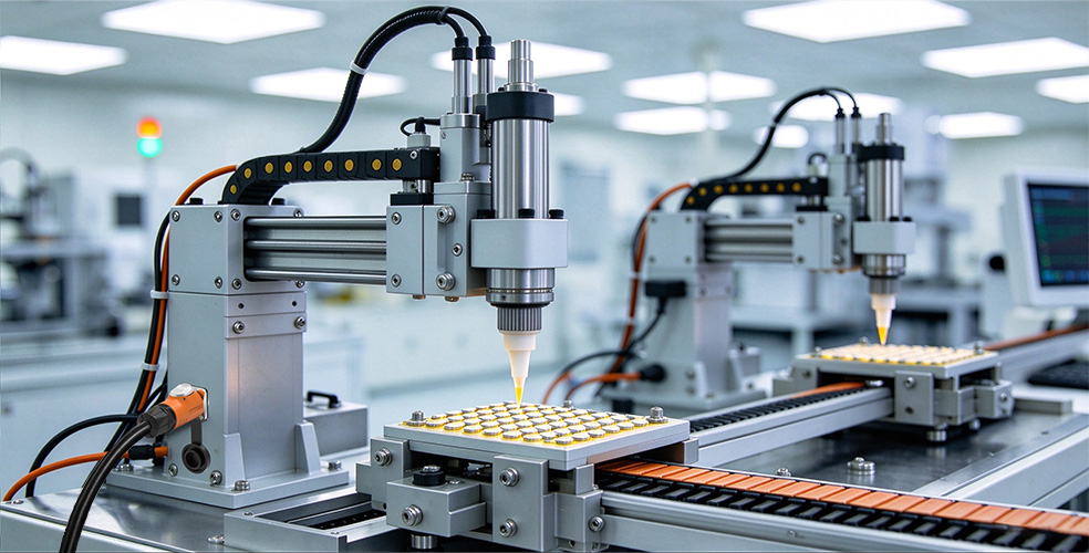 点胶机连接解决方案
